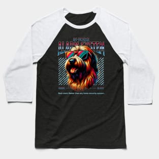 Bark Alert Briard Dog Baseball T-Shirt